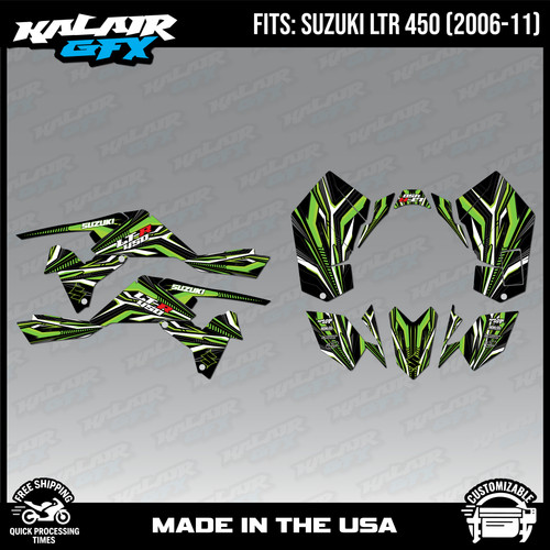 Graphics kit for suzuki - graphics, atv