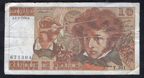 Francs berlioz 3 1978 - 10,