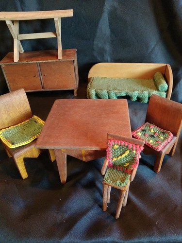 Mobilier miniature bois - mobilier,