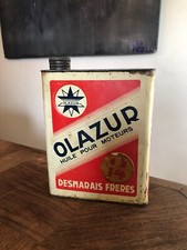 ANCIEN BIDON D'HUILE POUR