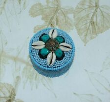 Petite Boite Ronde en Perles