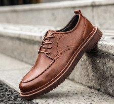 Chaussures plates Hommes cuir véritable basses chic classe habillé noir marron
