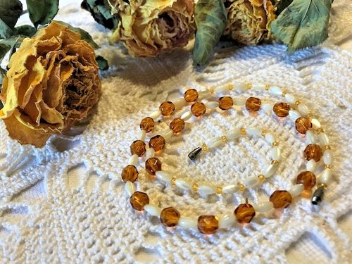 Collier perles nacre - , grain