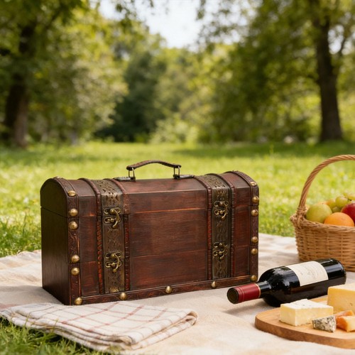 Coffret vin bois - coffret, en