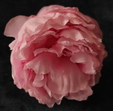 Fleur en tissu pivoine rose clair