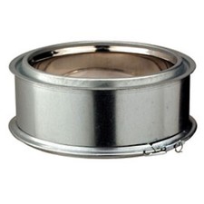 element droit de 10cm d180 int d 280 ext galva inox poujoulat ed100 180