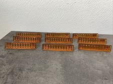 9 anciens porte couteaux verre