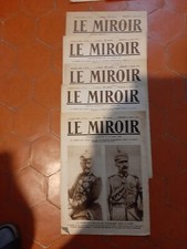 Revue Le Miroir 1915 : 9 numéros dont mois de Janvier complet