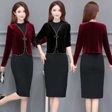 Femme Boléro Velours Slim