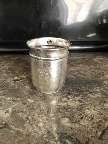 Ancien timbale argent - en,