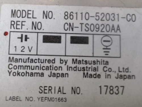 Gps toyota yaris - toyota, phase