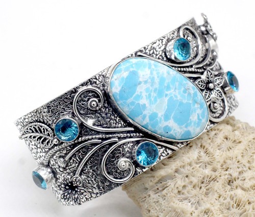 925 sterling silver larimar - sterling,