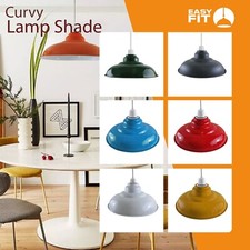 Classique Rétro Vintage Industriel Brillant Pendentif Abat-Jour Métal GB