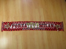 echarpe de football vintage AC MILAN Rouge Taille Unique