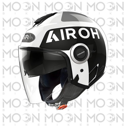 Casque jet airoh helios - casque,