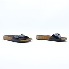 BIRKENSTOCK MADRID D'Occasion Taille EU 39 (Cod.CS2144) En Microfibre Noires