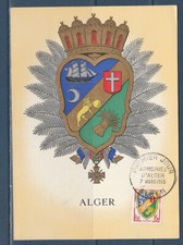 Carte 1er jour blason - carte,