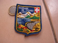 patch ancien  ski   barrage de