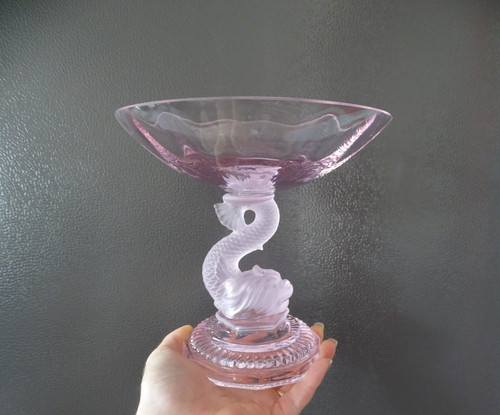 Coupe sur pied - , cristal