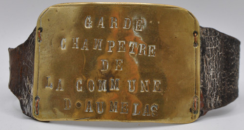 Plaque métier aumelas - métier,