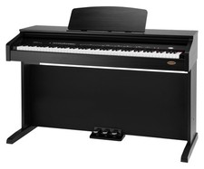 Piano Electrique Professionnel Digital 88 Touches 26 Voix 3 Pedales Mat Noir