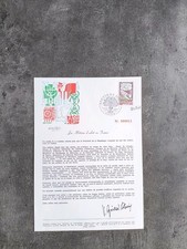 FRANCE YT METIERS D'ART PREMIER JOUR SIGNÉ ARTISTE BERECHEL + GRAVEUR QUILLIVIC 