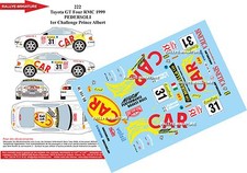 DECALS 1/18 REF 0222 TOYOTA