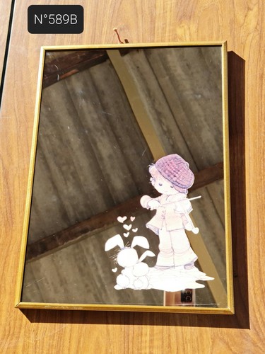 589b rare joli miroir - n°589b,