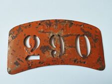 1914 plaque vélo suisse fiscale velonummer GE switzerland Genève mofannummer