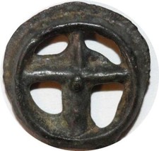 DC0884 Gauloise Gaule Rouelle 4 Rayons Bronze -100 -50 -> Faire Offre