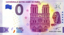 40 LEON Cathédrale Notre-Dame de Paris, 2025, Billet Euro Souvenir