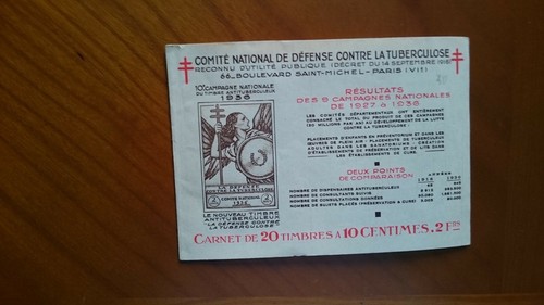 1936 carnet timbres - de,