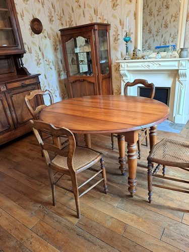 Table ovale ancienne pieds - 6,