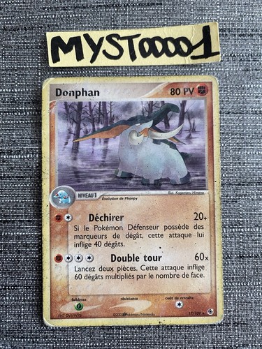 Carte pokemon donphan 109 - carte,