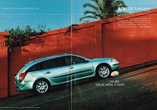 PUBLICITE ADVERTISING 104  2002  RENAULT  LAGUNA 2.2 DCI 150 cv ( 2pages)