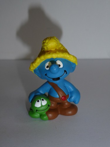 Pvc figurine schtroumpfs - figurine,