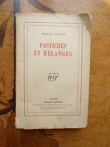 9978 marcel proust pastiches - proust,