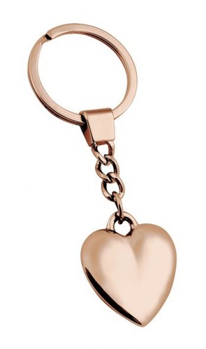 Porte clés coeur - porte-clés, rose
