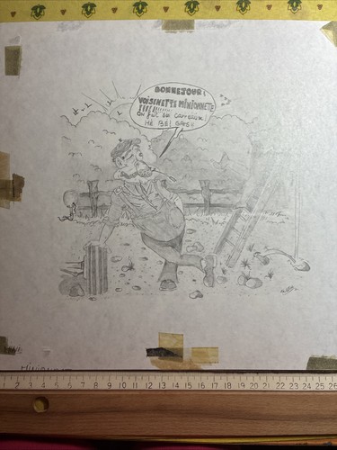 Dessin humour crayon de - humour, au