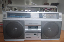 Philips Spatial Stereo D-8414 Stereo Cassette Recorder Boombox