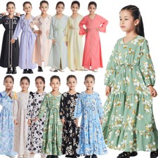 Child Abaya Kids Girls Muslim