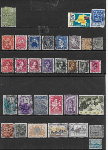 Lot timbres ancien - de,