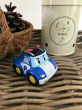 3 ⚜️ Jouet Véhicule Voiture Robocar Poli à Friction Voiture De Police Long 8 Cm