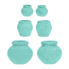  6 Pcs Pot Fleur Interieur