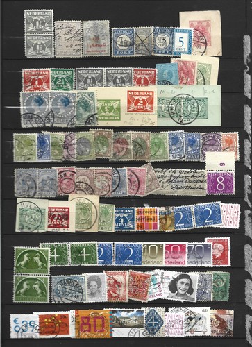 125 timbres pays bas - timbres,