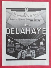 Pub Presse: Automobile DELAHAYE Réfrigérateur FRIGECO-THOMSON ill CH LEMMEL 1932