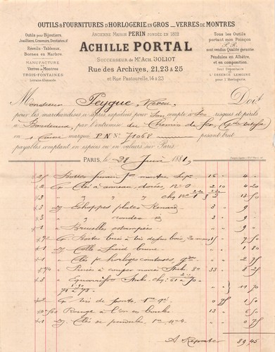 1881 outils fournitures d - 1881,