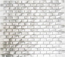 Mosaïque carreau aluminium