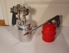 LOT 2 PISTOLET A PEINTURE WALMEC ASTURO MEC VINTAGE PULVERISATEUR 
