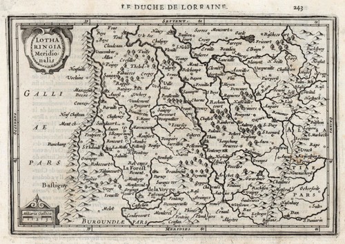 Lothringen carte ancienne - carte,